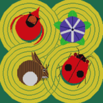 Charley Harper Needlepoint - Come to the Festival